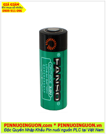 Fanso CR17450E; Pin nuôi nguồn FANSO CR17450E lithium 4/5A 3.0v 2200MmAh chính hãng